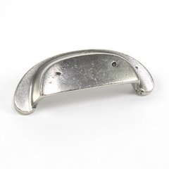 Whistler 3-1/2 Inch Center to Center White Bronze Cabinet Cup Pull Whistler 3-1/2 Inch Center to Center White Bronze Cabinet Cup Pull