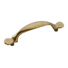Conquest 3 Inch Center to Center Lustre Brass Cabinet Pull Conquest 3 Inch Center to Center Lustre Brass Cabinet Pull