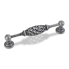Tuscany 5-1/16 Inch Center to Center Swedish Iron Machined Cabinet Pull Tuscany 5-1/16 Inch Center to Center Swedish Iron Machined Cabinet Pull