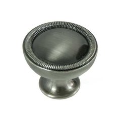 Vanilla 1-1/4 Inch Diameter Satin Antique Nickel Cabinet Knob Vanilla 1-1/4 Inch Diameter Satin Antique Nickel Cabinet Knob