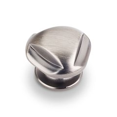 Chesapeake 1-5/16 Inch Diameter Bright Nickel Brushed with Dull Lacquer Cabinet Knob Chesapeake 1-5/16 Inch Diameter Bright Nickel Brushed with Dull Lacquer Cabinet Knob