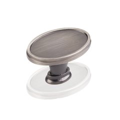 Regency 1-9/16 Inch Diameter Bright Nickel Brushed with Dull Lacquer Cabinet Knob Regency 1-9/16 Inch Diameter Bright Nickel Brushed with Dull Lacquer Cabinet Knob