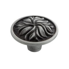 Mayfair 1-3/8 Inch Diameter Satin Pewter Antique Cabinet Knob Mayfair 1-3/8 Inch Diameter Satin Pewter Antique Cabinet Knob