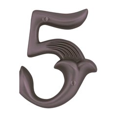 Alhambra House Number Five Aged Bronze Alhambra House Number Five Aged Bronze