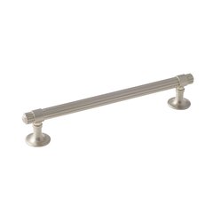 Seagrass 6-5/16 Inch Center to Center Satin Nickel Cabinet Pull Seagrass 6-5/16 Inch Center to Center Satin Nickel Cabinet Pull
