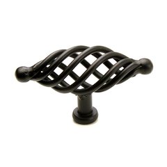Saxon 3-1/2 Inch Diameter Matte Black Cabinet Knob Saxon 3-1/2 Inch Diameter Matte Black Cabinet Knob