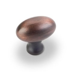 Lyon 1-9/16 Inch Diameter Dark Brushed Antique Copper Cabinet Knob Lyon 1-9/16 Inch Diameter Dark Brushed Antique Copper Cabinet Knob