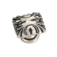 Ithica 1-5/16 Inch Length Satin Antique Silver Cabinet Knob Ithica 1-5/16 Inch Length Satin Antique Silver Cabinet Knob