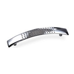 Geo 3-3/4 Inch Center to Center Polished Chrome Cabinet Pull Geo 3-3/4 Inch Center to Center Polished Chrome Cabinet Pull