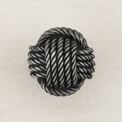 Monkey's Fist Knob 1-1/4 inch Diameter Antique Pewter Monkey's Fist Knob 1-1/4 inch Diameter Antique Pewter