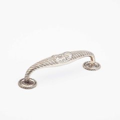 Sunflower 5 Inch Center to Center White Brass Cabinet Pull Sunflower 5 Inch Center to Center White Brass Cabinet Pull