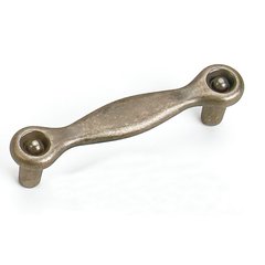 Foundry 3 Inch Center to Center Antique Pewter Cabinet Pull Foundry 3 Inch Center to Center Antique Pewter Cabinet Pull