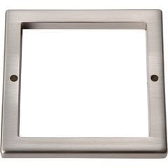Tableau Square Baseplate 3 inch Center to Center Brushed Nickel Tableau Square Baseplate 3 inch Center to Center Brushed Nickel