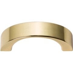 Tableau Curved Pull 1-7/16" C/C French Gold Tableau Curved Pull 1-7/16" C/C French Gold