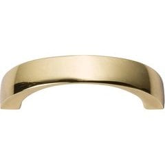 Tableau Curved Pull 1-7/8" C/C French Gold Tableau Curved Pull 1-7/8" C/C French Gold