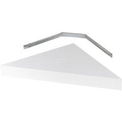 14% OFF 17 Inch Width Corner Floating Shelf - White
