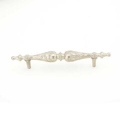 Cantata 5 Inch Center to Center White Brass Cabinet Pull Cantata 5 Inch Center to Center White Brass Cabinet Pull