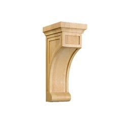 Medium Shaker Corbel Unfinished Hard Maple Medium Shaker Corbel Unfinished Hard Maple
