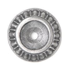 King's Road 1-1/8 Inch Diameter Antique Pewter Back-plate King's Road 1-1/8 Inch Diameter Antique Pewter Back-plate