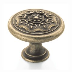 Sundara 1-1/4 Inch Diameter Weathered Brass Cabinet Knob Sundara 1-1/4 Inch Diameter Weathered Brass Cabinet Knob