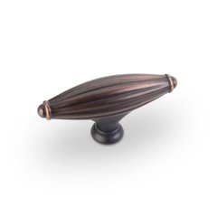 Glenmore 2-15/16 Inch Diameter Dark Brushed Antique Copper Cabinet Knob Glenmore 2-15/16 Inch Diameter Dark Brushed Antique Copper Cabinet Knob