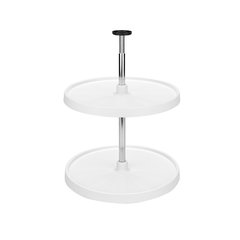3072 Full Circle Lazy Susan 2 Shelf 18 inch - White 3072 Full Circle Lazy Susan 2 Shelf 18 inch - White