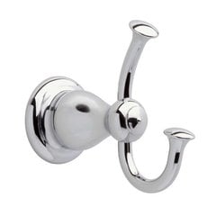 Leland Double Robe Hook Polished Chrome Leland Double Robe Hook Polished Chrome