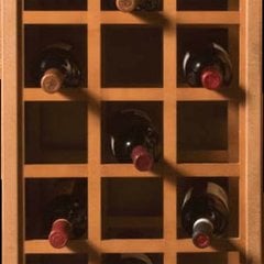 24X30 Sonoma Wine Rack Panels-Red Oak 24X30 Sonoma Wine Rack Panels-Red Oak