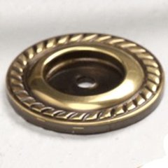 Montcalm Forged Solid Brass 1-1/2 Inch Diameter Antique Light Polish Back-plate Montcalm Forged Solid Brass 1-1/2 Inch Diameter Antique Light Polish Back-plate