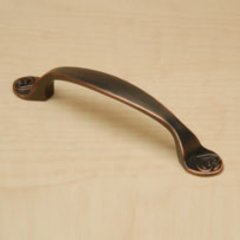 Iris 3-3/4 Inch Center to Center Antique Bronze Copper Cabinet Pull Iris 3-3/4 Inch Center to Center Antique Bronze Copper Cabinet Pull