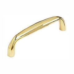 Solid Brass Traditional Designs 6 Inch Center to Center Polished Brass Cabinet Pull Solid Brass Traditional Designs 6 Inch Center to Center Polished Brass Cabinet Pull