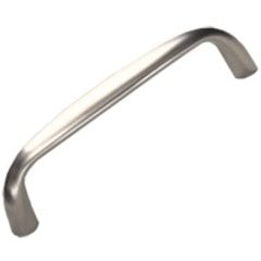 Solid Brass Traditional Designs 4 Inch Center to Center Satin Nickel Cabinet Pull Solid Brass Traditional Designs 4 Inch Center to Center Satin Nickel Cabinet Pull