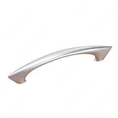 Contempo 5-1/16 Inch Center to Center Matte Chrome Cabinet Pull Contempo 5-1/16 Inch Center to Center Matte Chrome Cabinet Pull