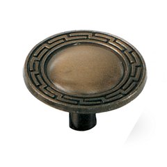 Classic Traditions 1-3/8 Inch Diameter Antique Brass Cabinet Knob Classic Traditions 1-3/8 Inch Diameter Antique Brass Cabinet Knob
