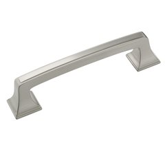 Mulholland 3-3/4 Inch Center to Center Satin Nickel Cabinet Pull Mulholland 3-3/4 Inch Center to Center Satin Nickel Cabinet Pull