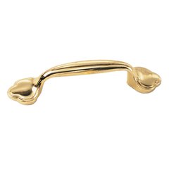 Classic Traditions 3 Inch Center to Center Polished Brass Cabinet Pull Classic Traditions 3 Inch Center to Center Polished Brass Cabinet Pull