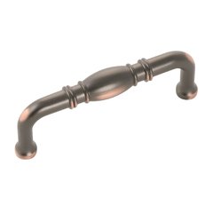 Williamsburg 3 Inch Center to Center Oil Rubbed Bronze Highlighted Cabinet Pull Williamsburg 3 Inch Center to Center Oil Rubbed Bronze Highlighted Cabinet Pull