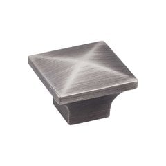 Cairo 1-1/4 Inch Diameter Brushed Pewter Cabinet Knob Cairo 1-1/4 Inch Diameter Brushed Pewter Cabinet Knob