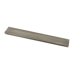 Urban Square 6-5/16 Inch Center to Center Heirloom Silver Finger Pull Urban Square 6-5/16 Inch Center to Center Heirloom Silver Finger Pull