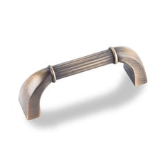 Cordova 3 Inch Center to Center Antique Brushed Satin Brass Cabinet Pull Cordova 3 Inch Center to Center Antique Brushed Satin Brass Cabinet Pull