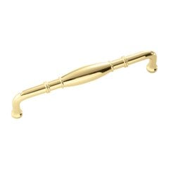 Williamsburg 5-1/16 Inch Center to Center Polished Brass Cabinet Pull Williamsburg 5-1/16 Inch Center to Center Polished Brass Cabinet Pull