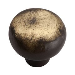 Distressed 1-3/8 Inch Diameter Antique Bronze Cabinet Knob Distressed 1-3/8 Inch Diameter Antique Bronze Cabinet Knob