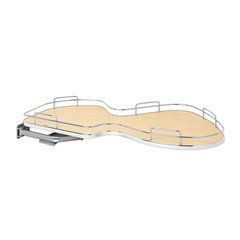 Cloud 21" Single Tier Blind Corner Organizer Left Hand Maple Cloud 21" Single Tier Blind Corner Organizer Left Hand Maple