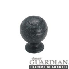 Swirl'Z 1-1/8 Inch Diameter Wrought Iron Dark Cabinet Knob Swirl'Z 1-1/8 Inch Diameter Wrought Iron Dark Cabinet Knob