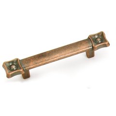 Flair 3 Inch Center to Center Antique Copper Cabinet Pull Flair 3 Inch Center to Center Antique Copper Cabinet Pull