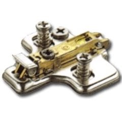 Salice 6MM Clip On Mounting Plate with Pre-Mount Euro-Screw Salice 6MM Clip On Mounting Plate with Pre-Mount Euro-Screw