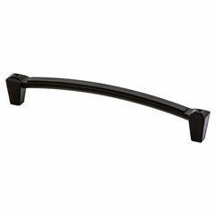 Connections 6-5/16 Inch Center to Center Matte Black Cabinet Pull Connections 6-5/16 Inch Center to Center Matte Black Cabinet Pull