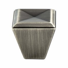 Connections 1-1/8 Inch Length Vintage Nickel Cabinet Knob Connections 1-1/8 Inch Length Vintage Nickel Cabinet Knob