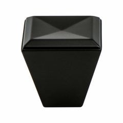 Connections 1-1/8 Inch Length Matte Black Cabinet Knob Connections 1-1/8 Inch Length Matte Black Cabinet Knob