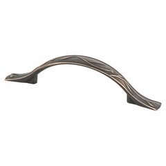 Art Nouveau 5-1/16 Inch Center to Center Venetian Bronze Cabinet Pull Art Nouveau 5-1/16 Inch Center to Center Venetian Bronze Cabinet Pull